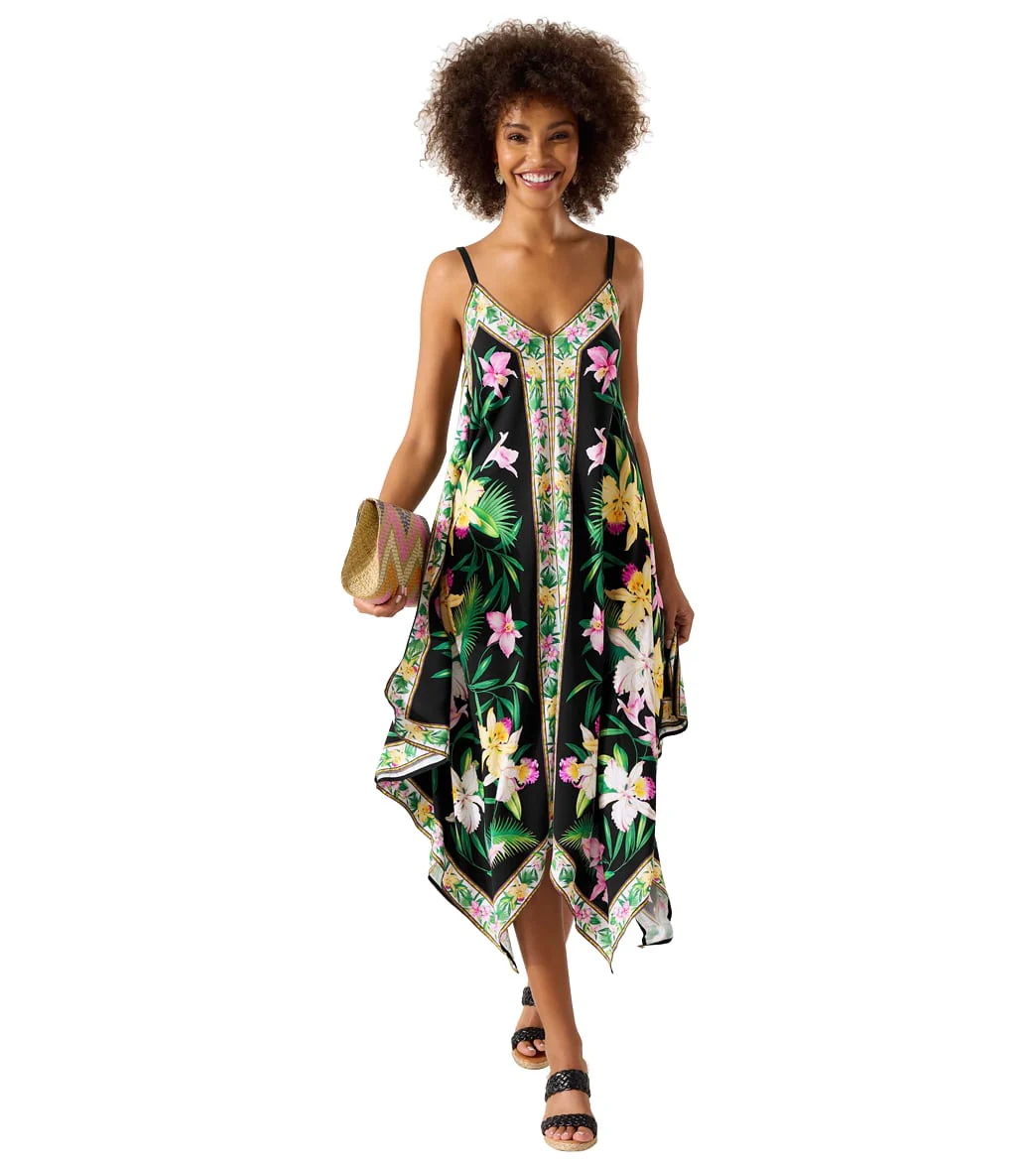 Tommy Bahama Orchid Garden Scarf Cover Up Dress - Image 3