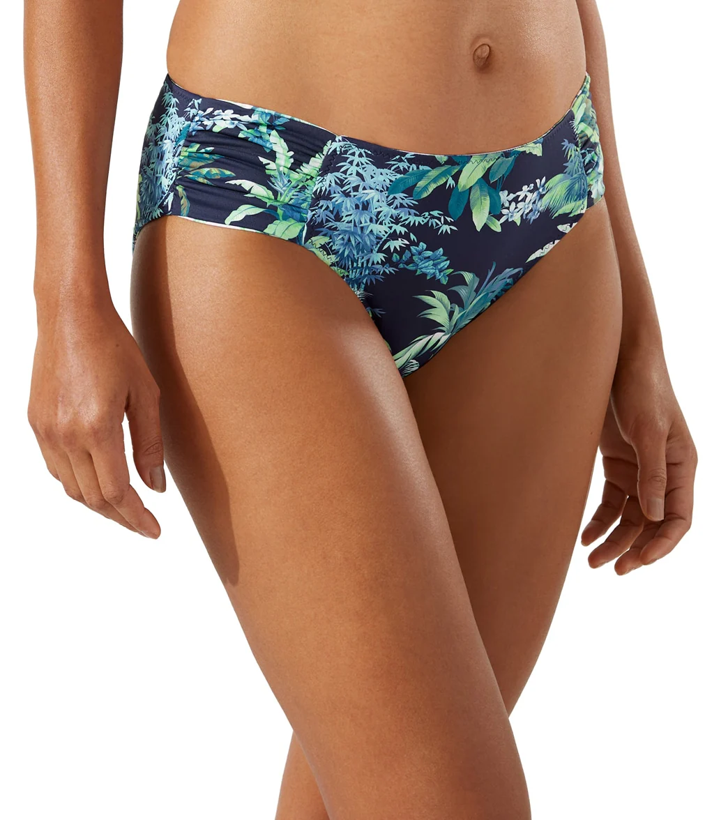 Tommy Bahama Women's Art of Palms Reversible Side Shirred Bikini Bottom - Image 6