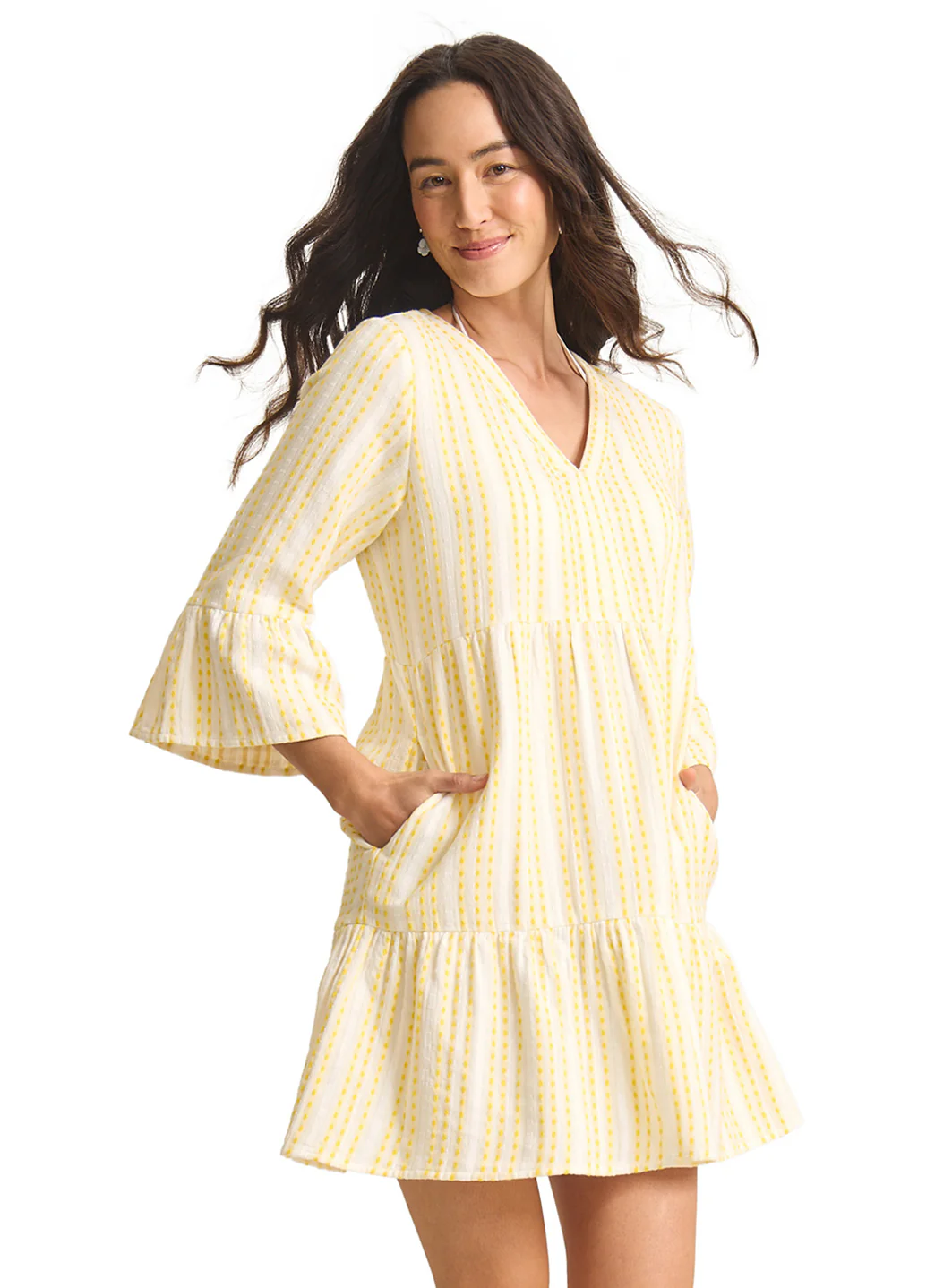 Tommy Bahama Women's Cotton Dobby Tiered Dress - Image 5