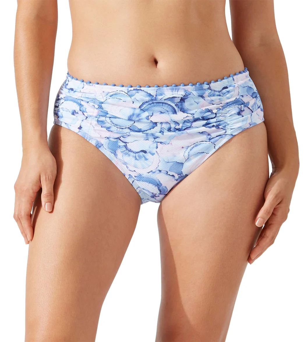 Tommy Bahama Women's Island Cays Abalone Side Shirred High Waist Bikini Bottom - Image 5