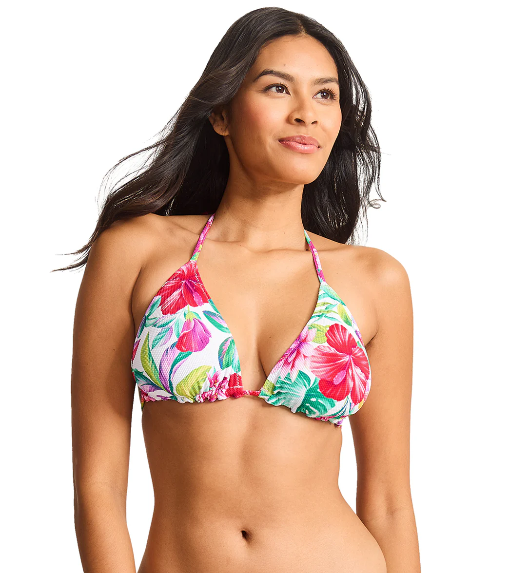 Tommy Bahama Women's Island Cays Fiesta Reversible String Bikini Top - Image 8