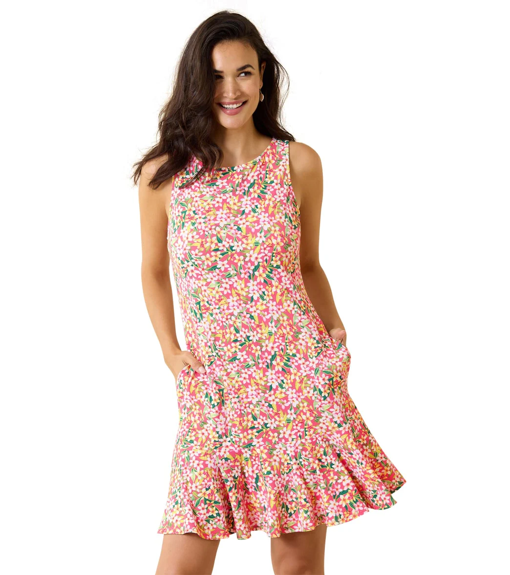 Tommy Bahama Women's Island Cays Flora Flounce Cover Up Dress - Image 6