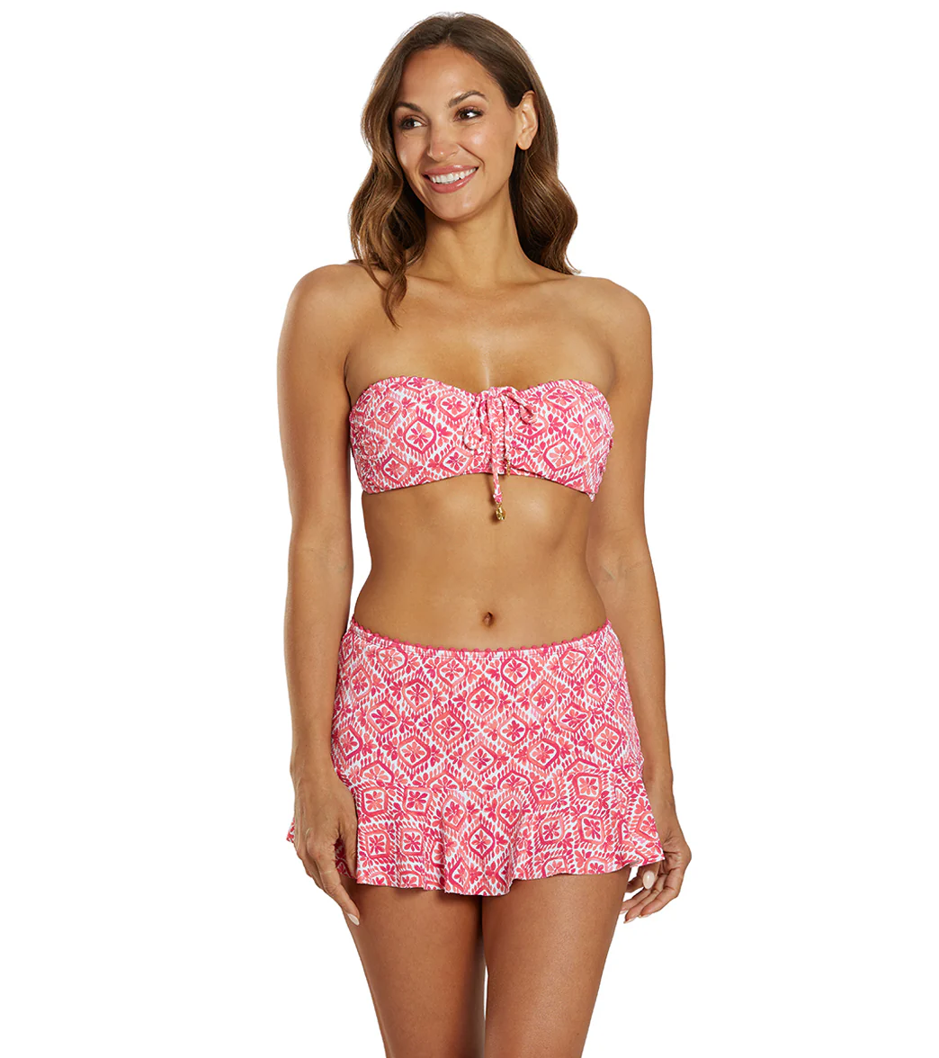 Tommy Bahama Women's Island Cays Shell Beach High Waist Flounce Swim Skirt - Image 4