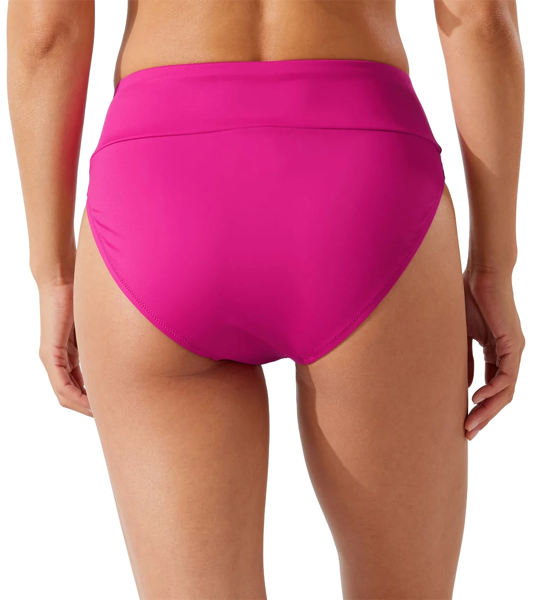 Tommy Bahama Women's Palm Modern Wide Band High Waist Bikini Bottom - Image 2