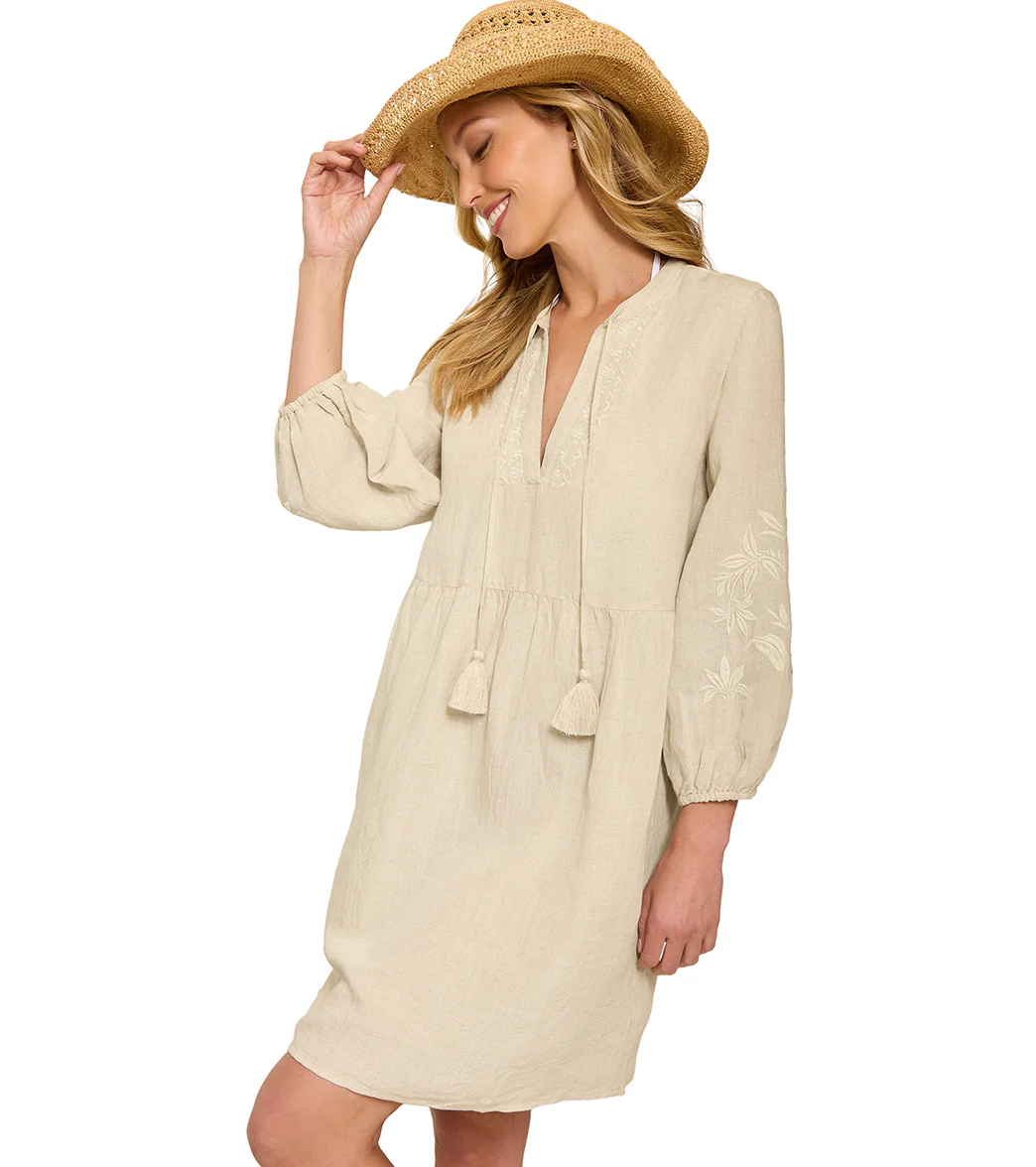 Tommy Bahama Women's St Lucia Floral Embroidered Dress - Image 6
