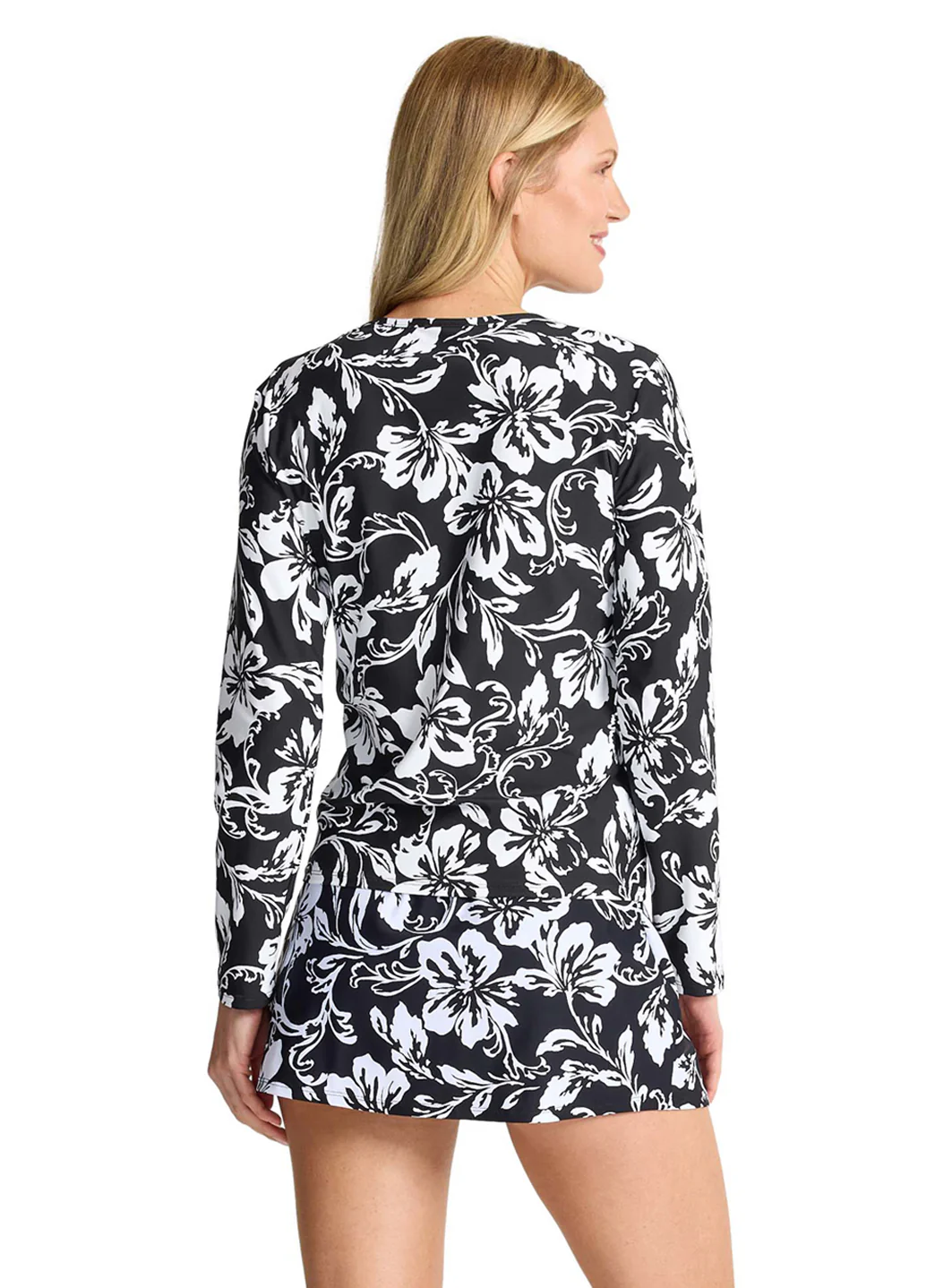 Tommy Bahama Women's Sunset Blooms Longsleeve Rash Guard - Image 5