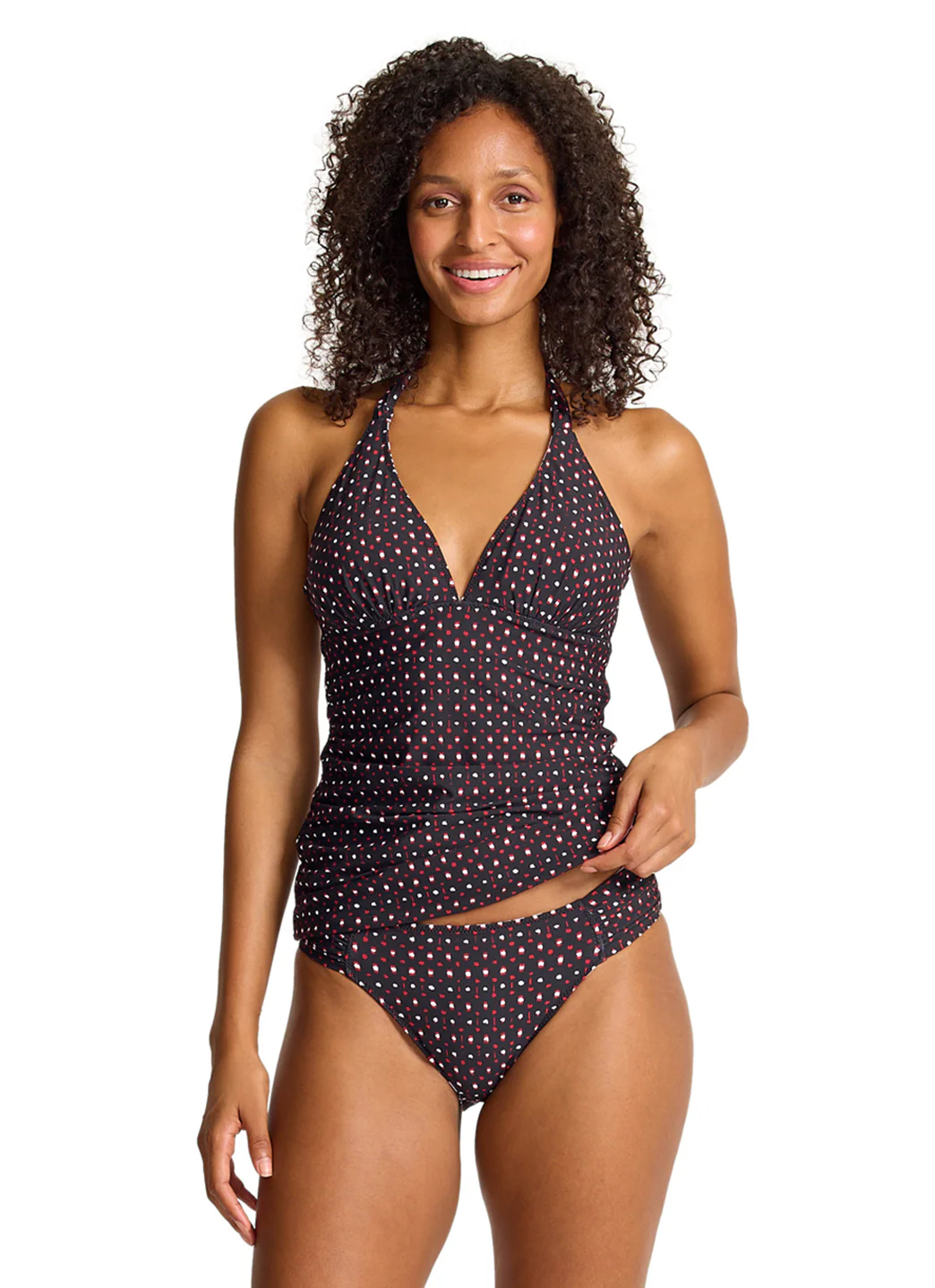 Tommy Bahama Women's Sunset Blooms Reversible Halter Tankini Top - Image 3