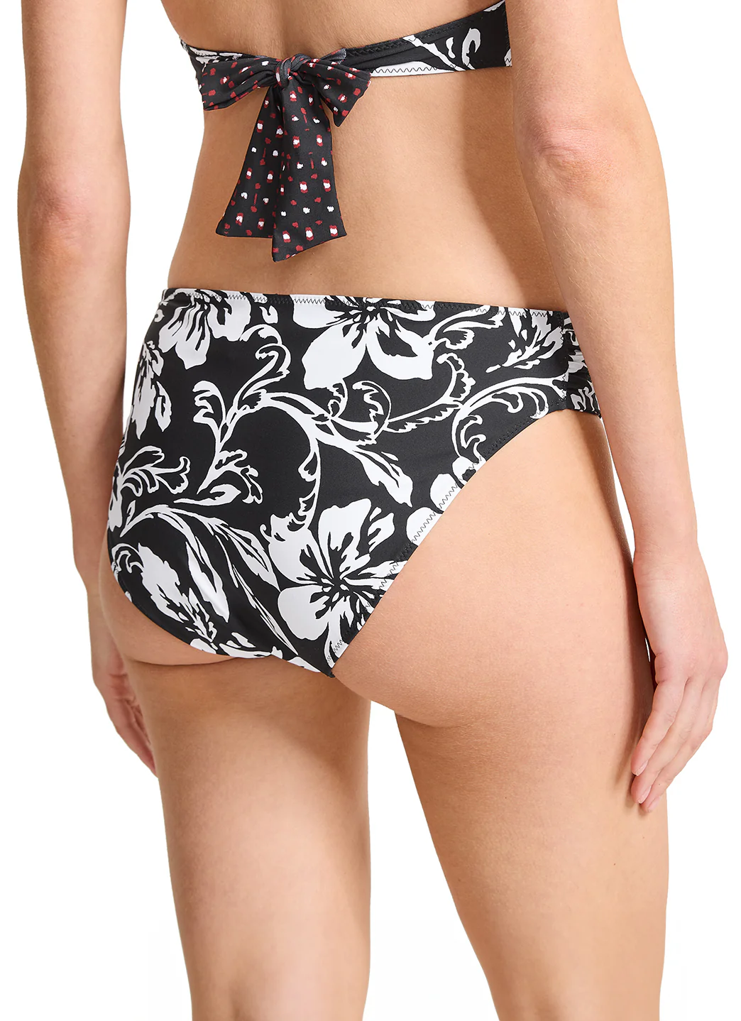 Tommy Bahama Women's Sunset Blooms Reversible Hipster Bikini Bottom - Image 5