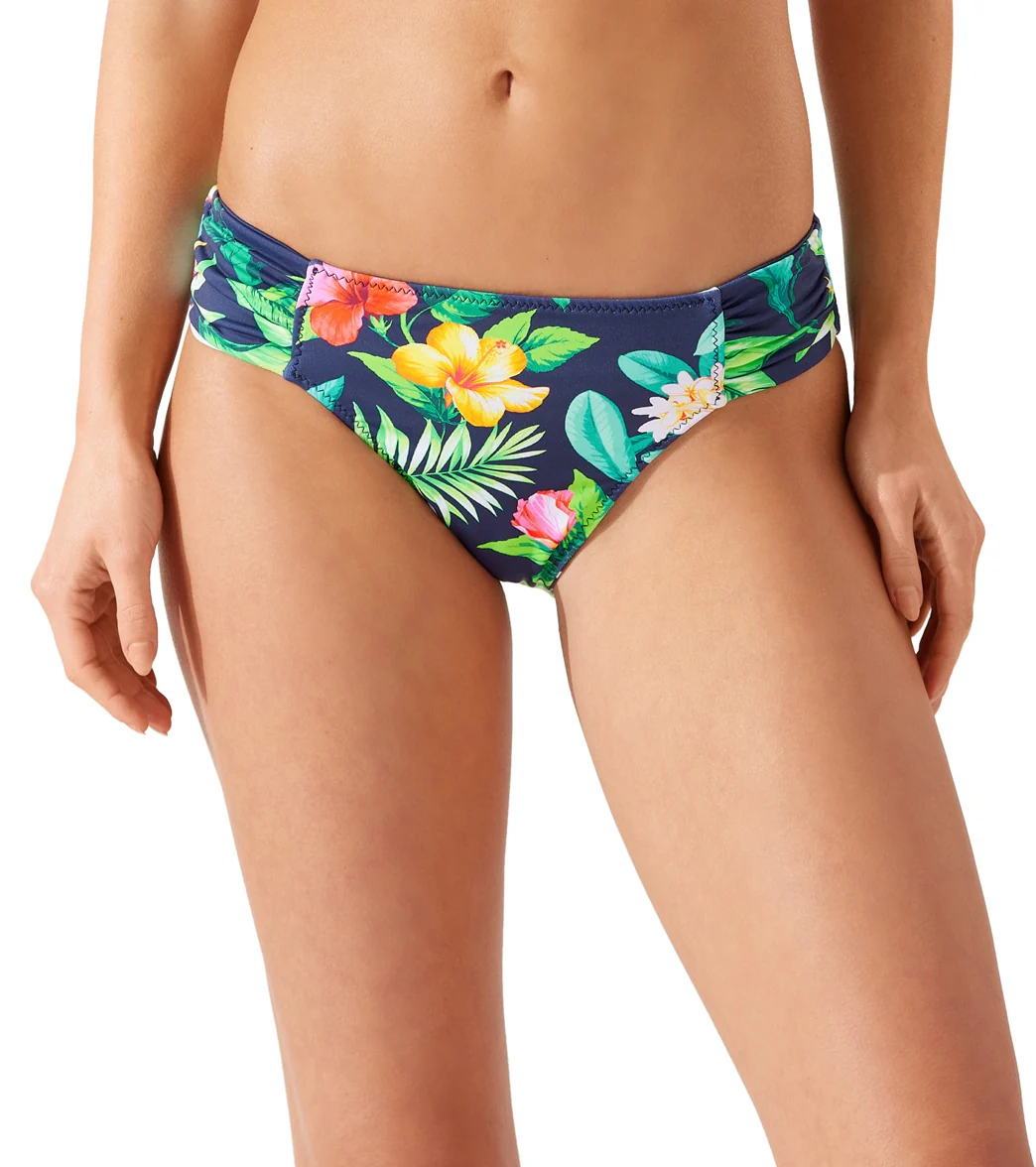 Tommy Bahama Women's Tropi-Calling Reversible Side Shirred Bikini Bottom - Image 7