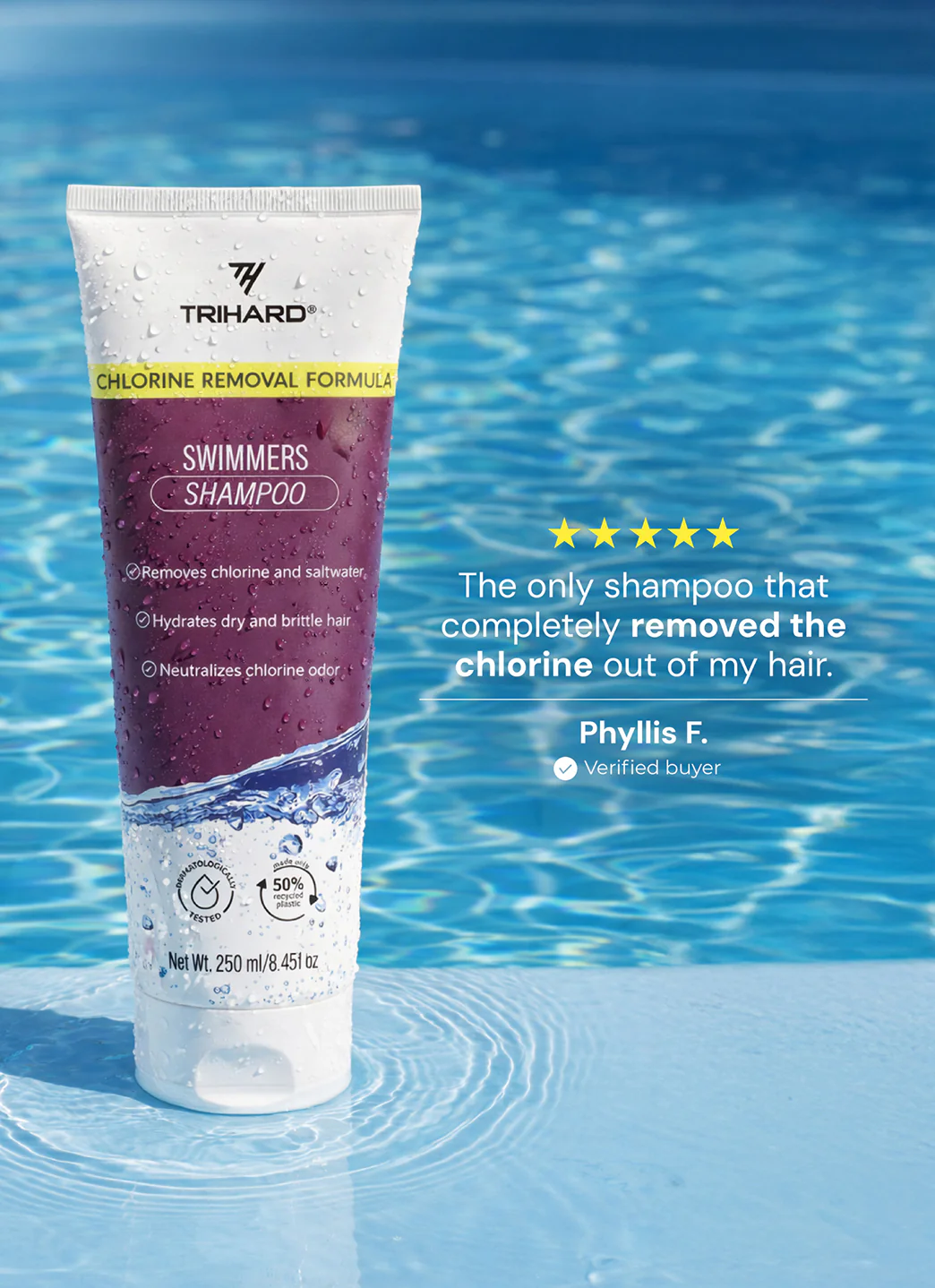 Trihard Swimmers Shampoo Extra Boost 8.45fl oz - Image 8