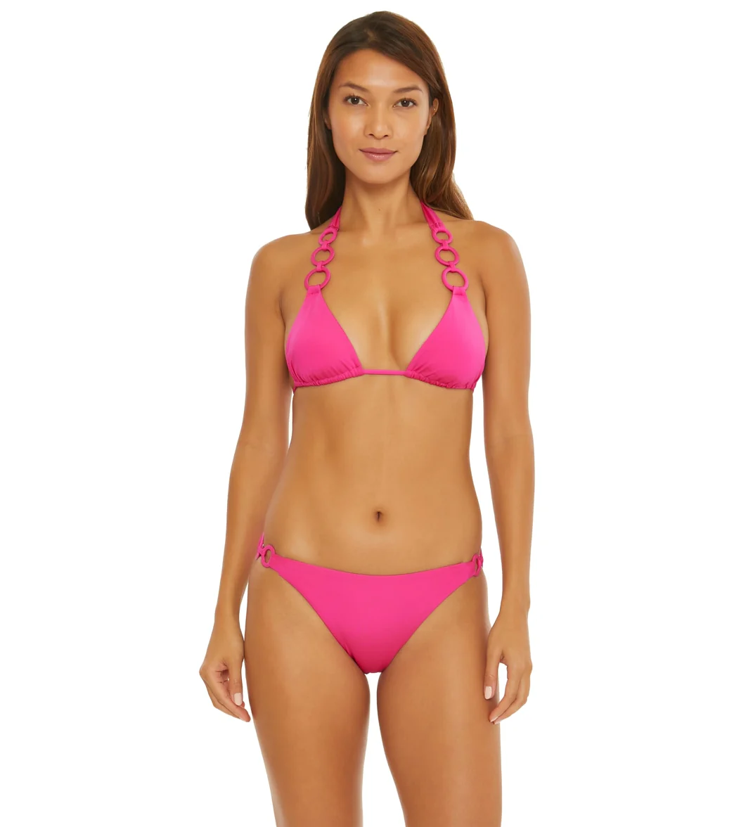 Trina Turk Women's Monaco Covered Ring Triangle Bikini Top - Image 4