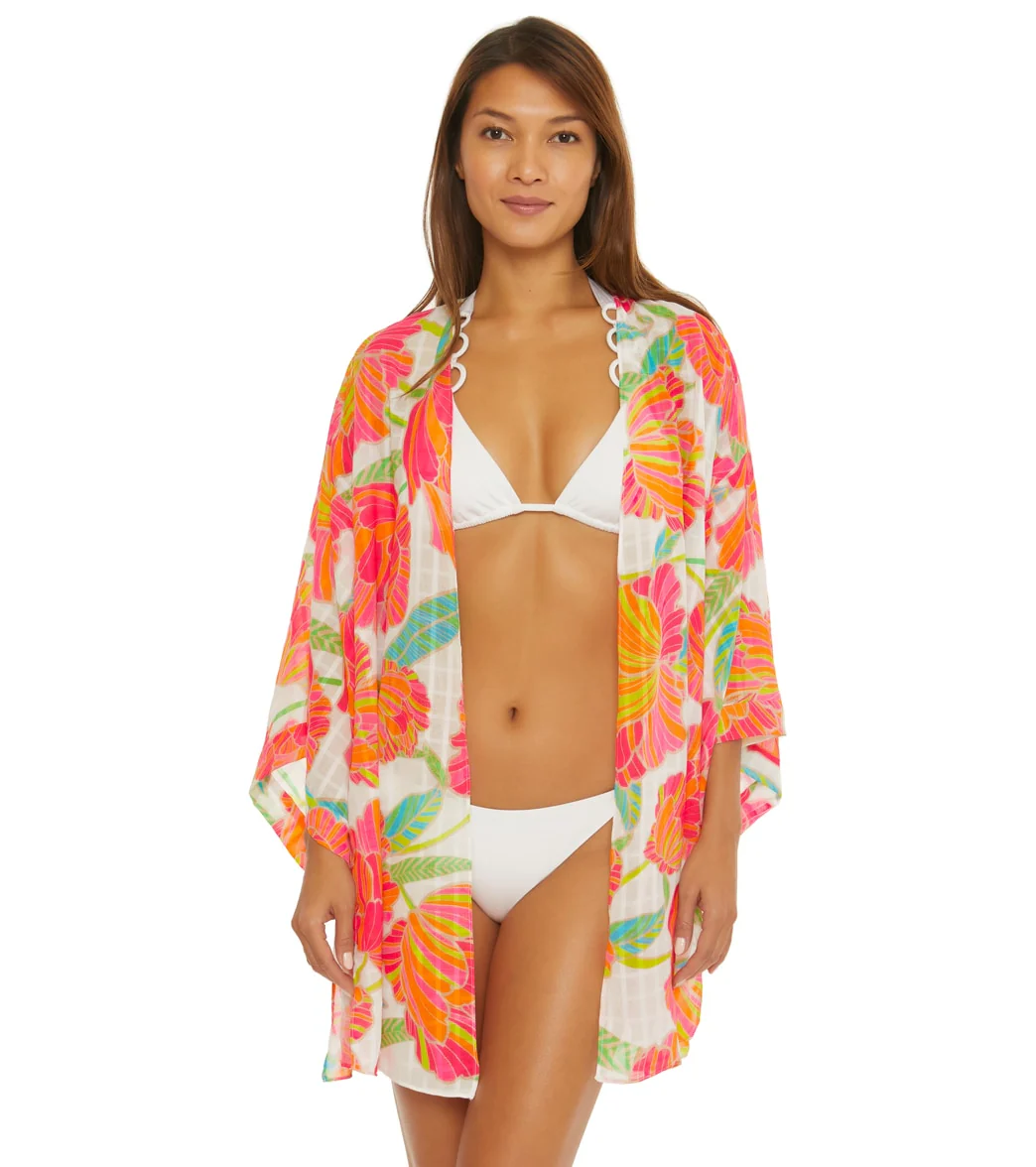Trina Turk Women's Poppy Tie Front Beach Shirt Cover Up - Image 6