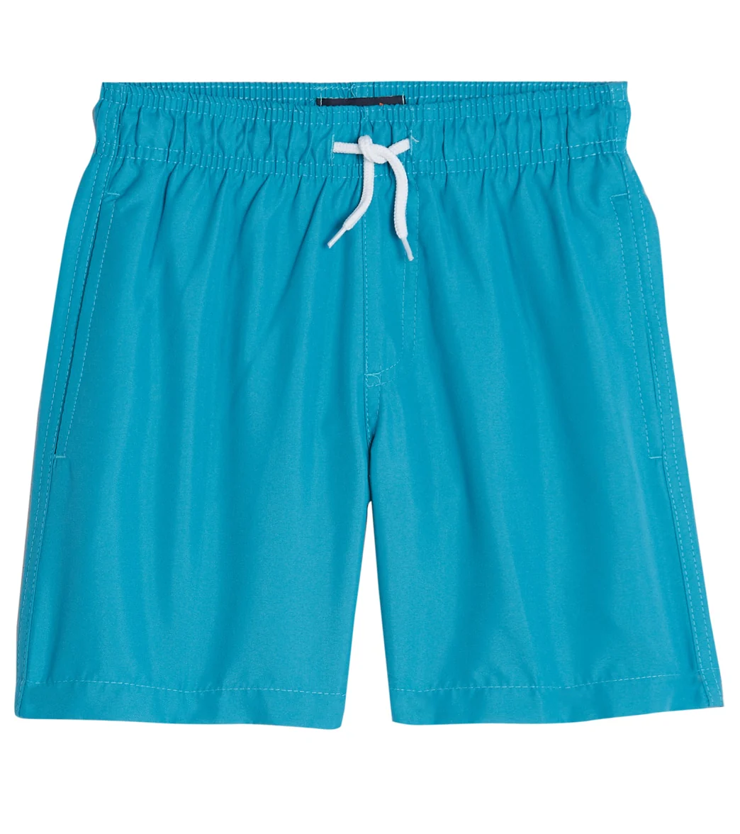 Trunks Surf & Swim Co. Boys' Stripe Sharks 2-Pack Swim Trunks (Big Kid) - Image 3