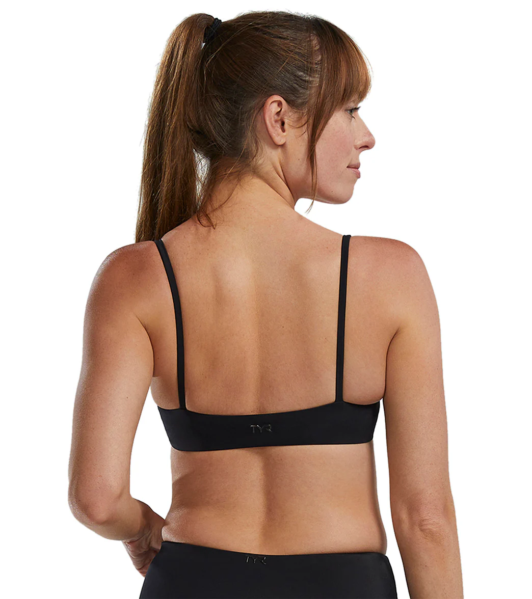 TYR Active Women's Solid Nia Scoop Neck Bikini Top - Image 5