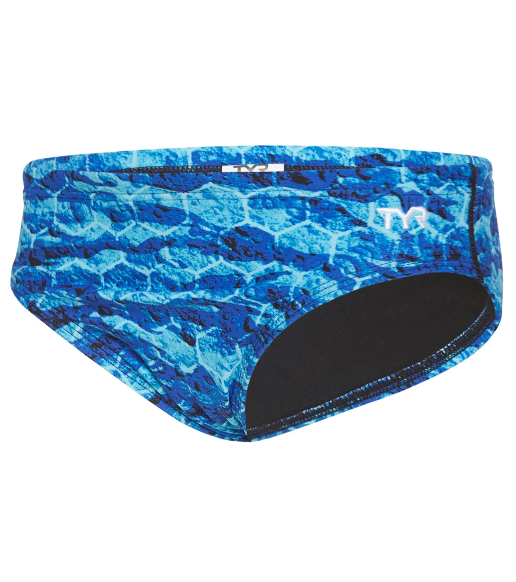 TYR Boys' Agran Wave Racer Brief Swimsuit - Image 17