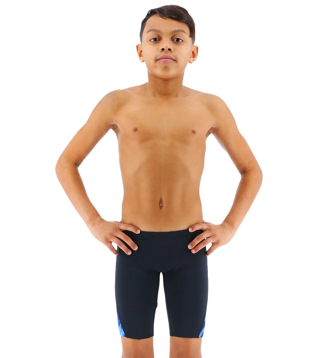 TYR Boys' Cadence Blade Splice Jammer Swimsuit - Image 18