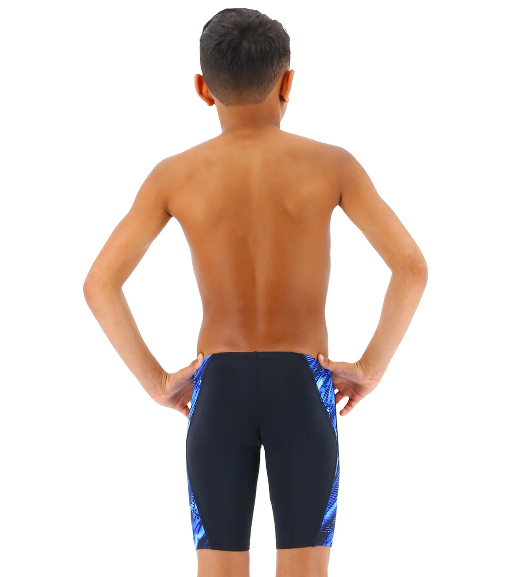 TYR Boys' Cadence Blade Splice Jammer Swimsuit - Image 19