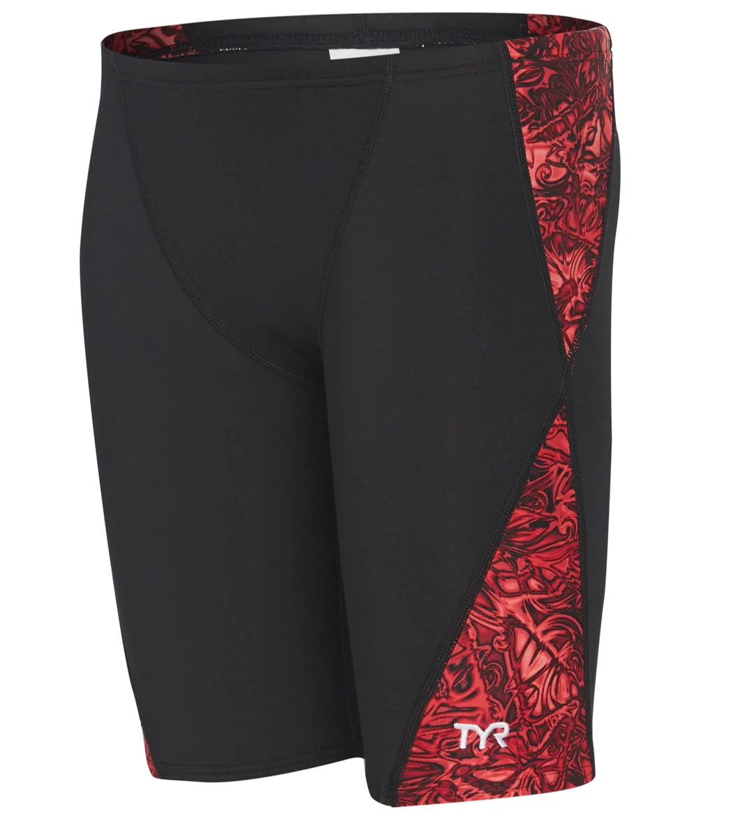 TYR Boys' Nebulous Blade Splice Jammer Swimsuit - Image 14