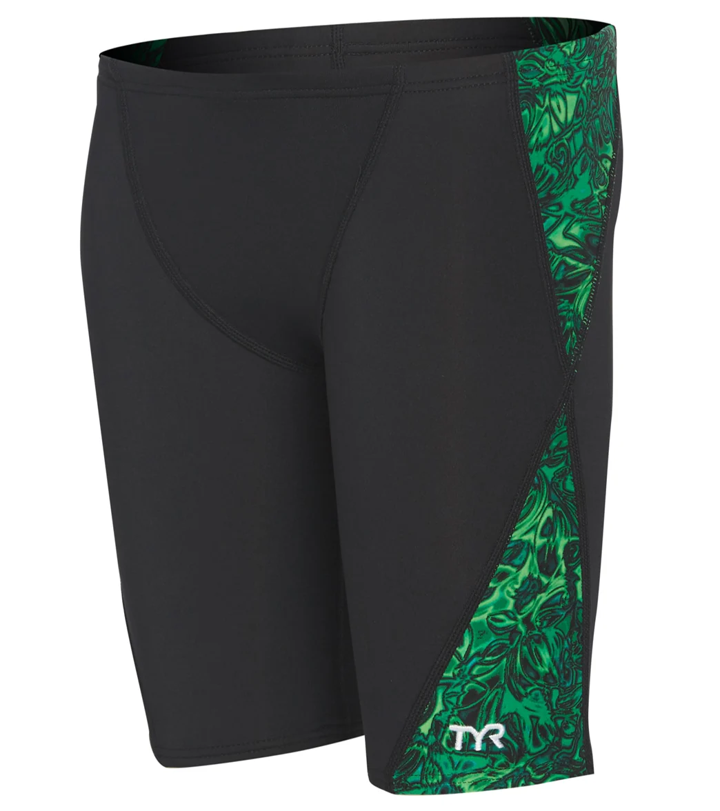 TYR Boys' Nebulous Blade Splice Jammer Swimsuit - Image 22