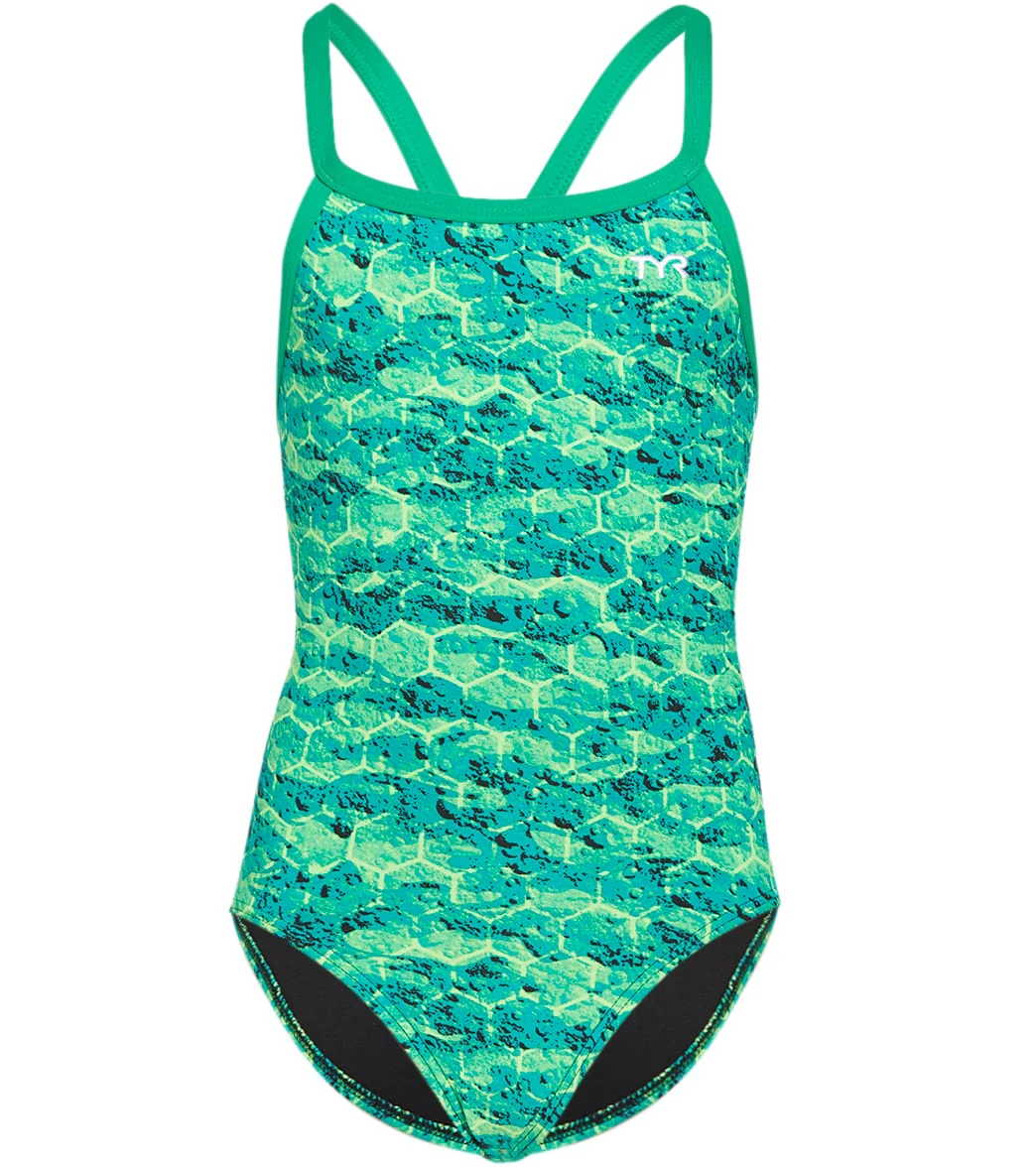 TYR Girls' Agran Diamondfit One Piece Swimsuit - Image 11
