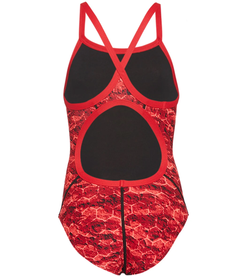 TYR Girls' Agran Diamondfit One Piece Swimsuit - Image 8