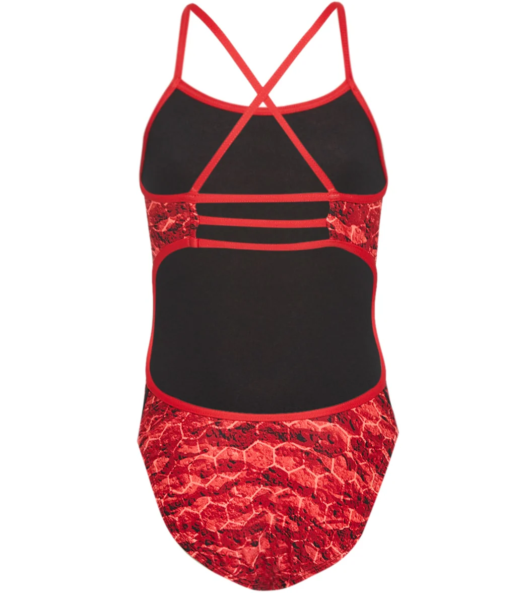 TYR Girls' Agran Trinityfit One Piece Swimsuit - Image 10