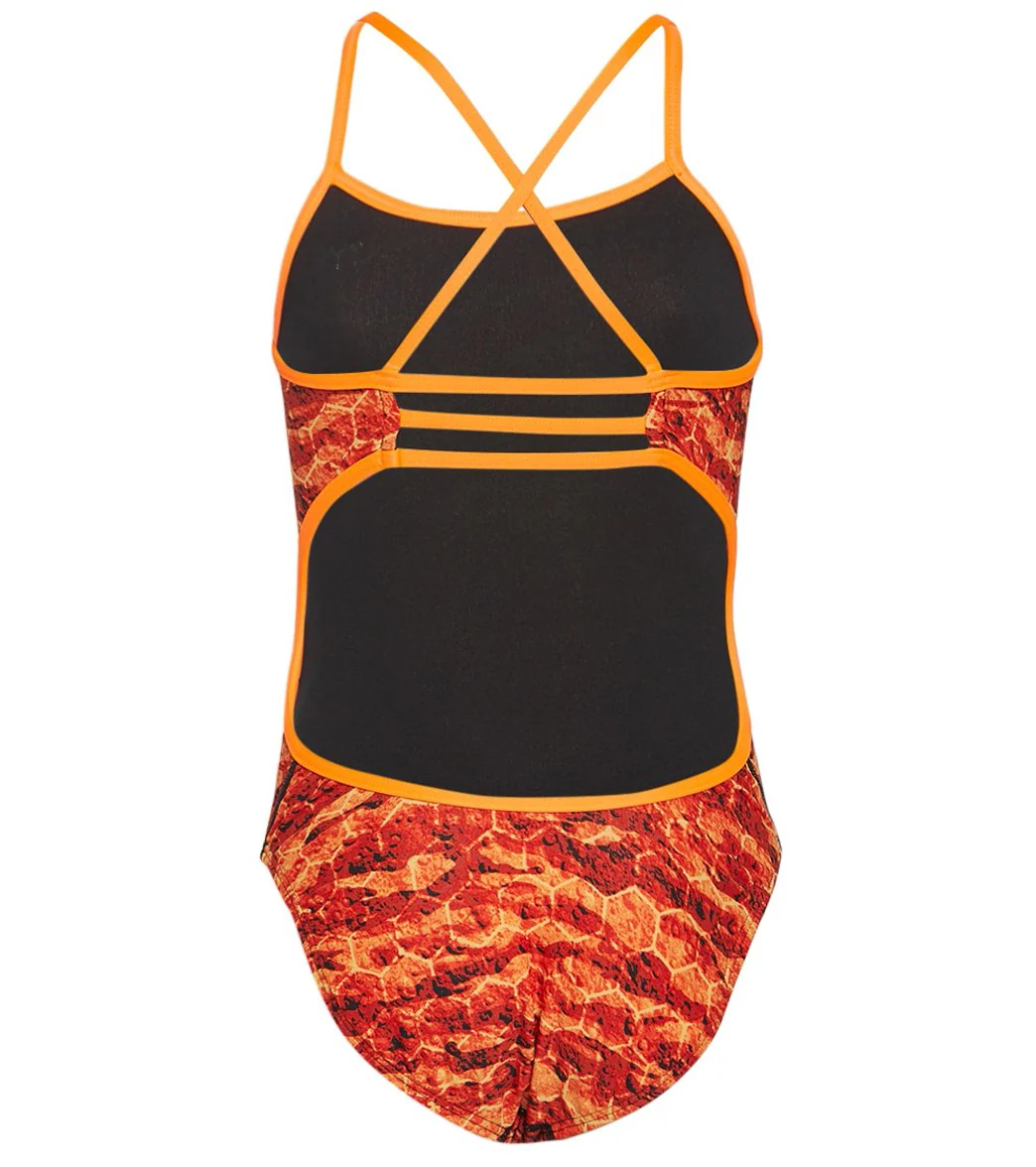 TYR Girls' Agran Trinityfit One Piece Swimsuit - Image 6