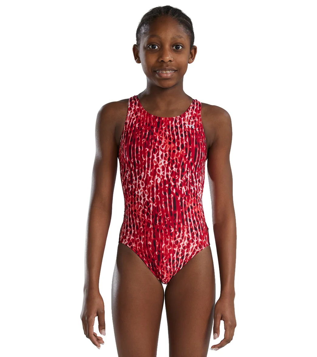 TYR Girls' Atolla Maxfit One Piece Swimsuit - Image 12