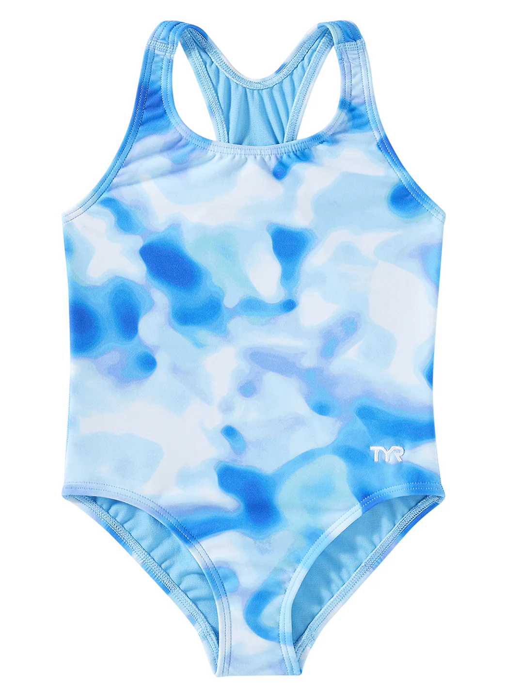 TYR Girls' Blue Ice Ella Maxfit Durafast Elite One Piece Swimsuit (Little Kid, Big Kid) - Image 6