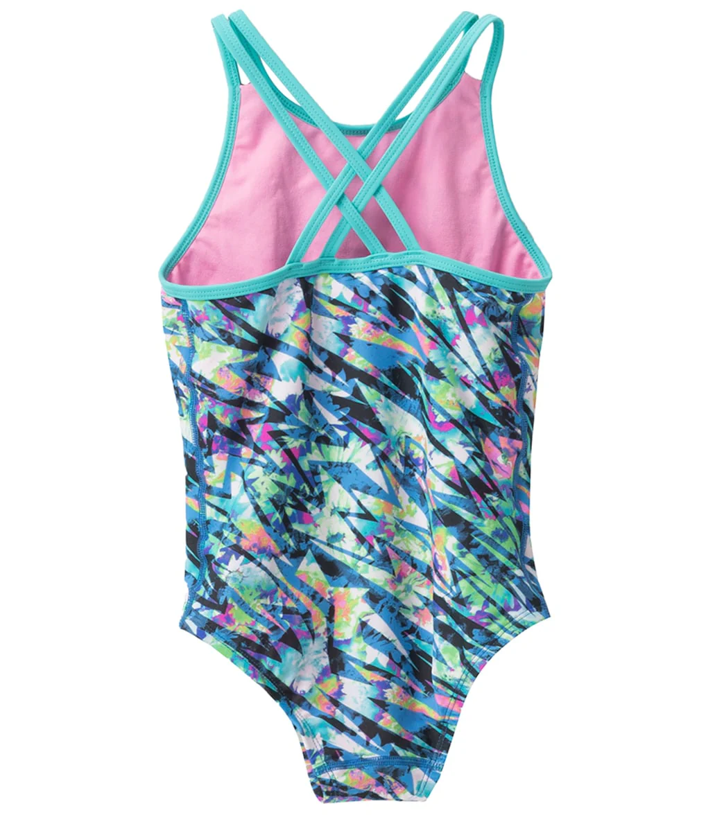 TYR Girls' Bolt Oliviafit One Piece Swimsuit (Toddler, Little Kid, Big Kid) - Image 2
