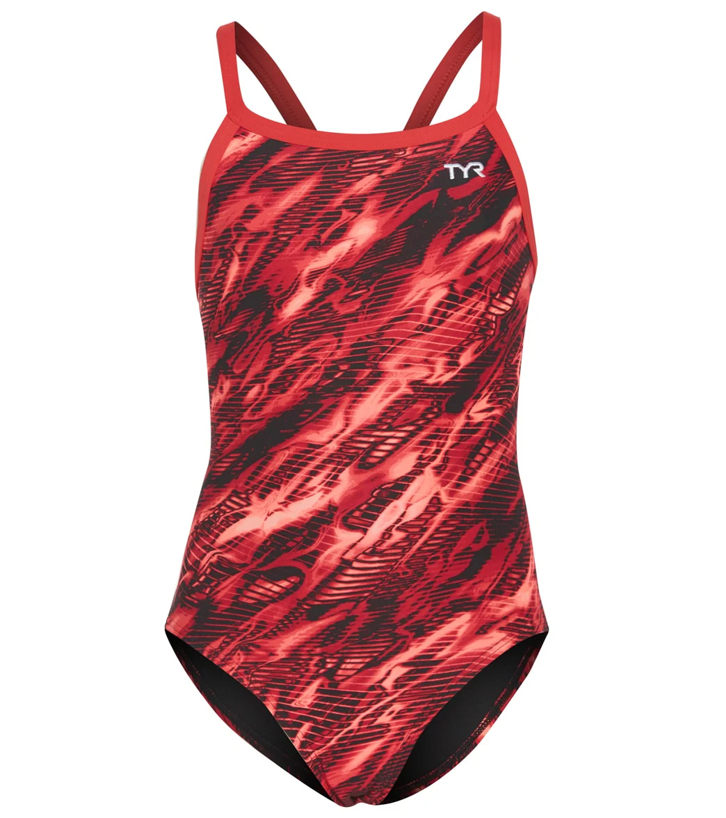 TYR Girls' Cadence Diamondfit One Piece Swimsuit - Image 14
