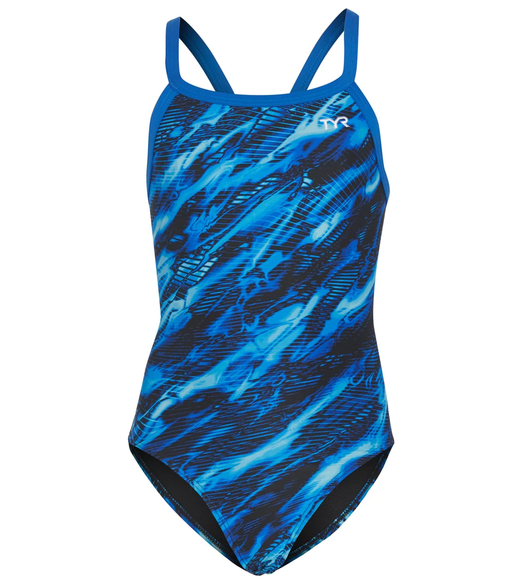 TYR Girls' Cadence Diamondfit One Piece Swimsuit - Image 22