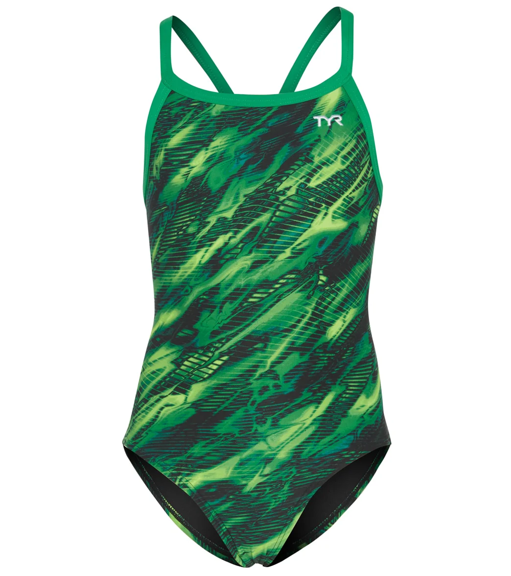 TYR Girls' Cadence Diamondfit One Piece Swimsuit - Image 31
