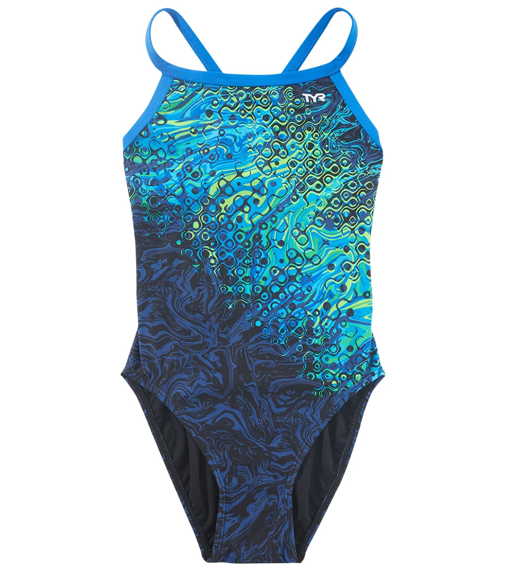 TYR Girls' Chroma  Diamondfit One Piece Swimsuit - Image 5