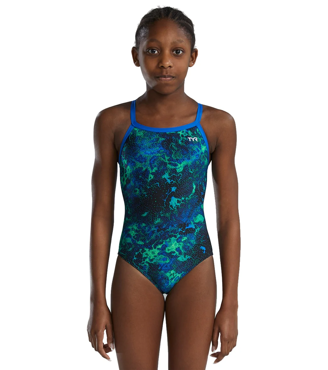 TYR Girls' Diploria Diamondfit One Piece Swimsuit - Image 12