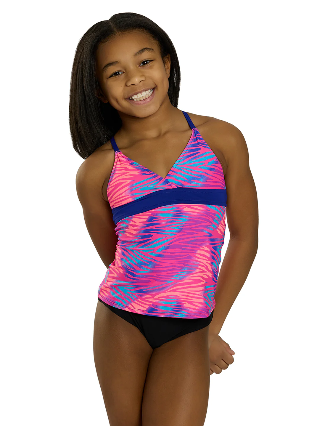 TYR Girls' Dreamland Claire Tankini Top (Little Kid, Big Kid) - Image 2