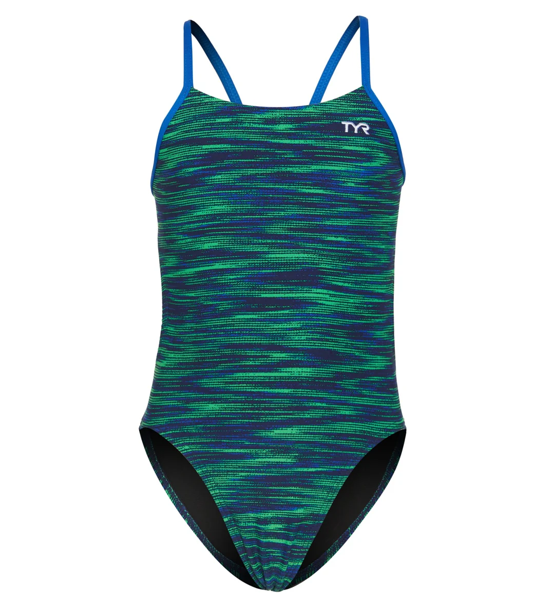 TYR Girls' Fizzy Cutoutfit One Piece Swimsuit - Image 10