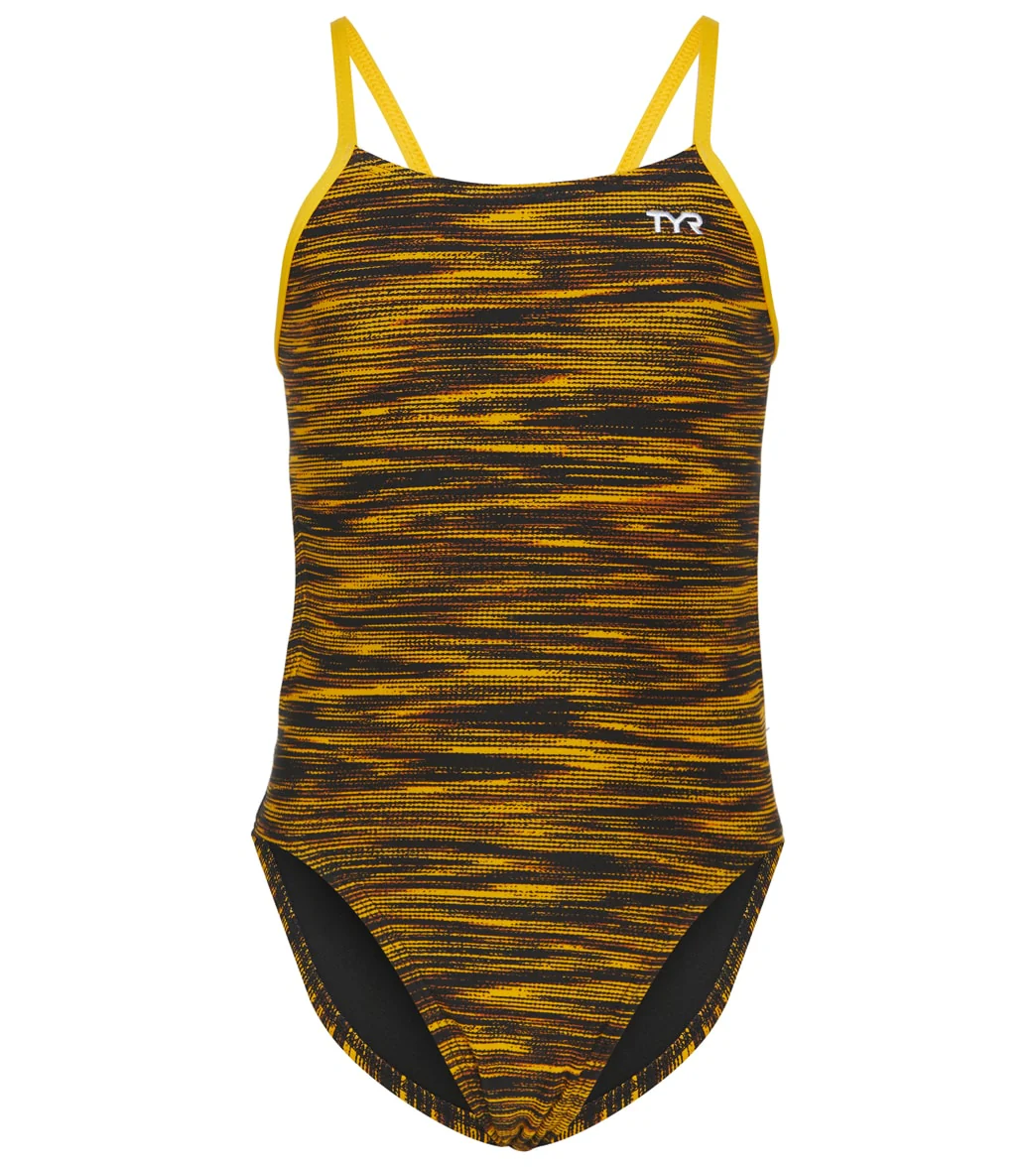TYR Girls' Fizzy Cutoutfit One Piece Swimsuit - Image 23