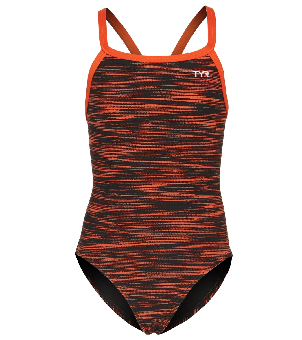 TYR Girls' Fizzy Diamondfit One Piece Swimsuit - Image 5
