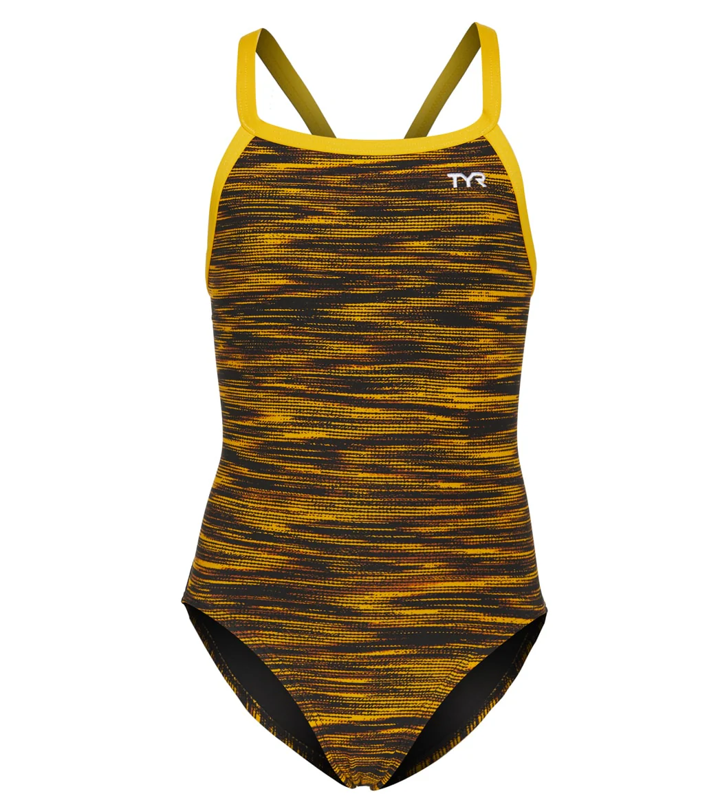 TYR Girls' Fizzy Diamondfit One Piece Swimsuit - Image 9