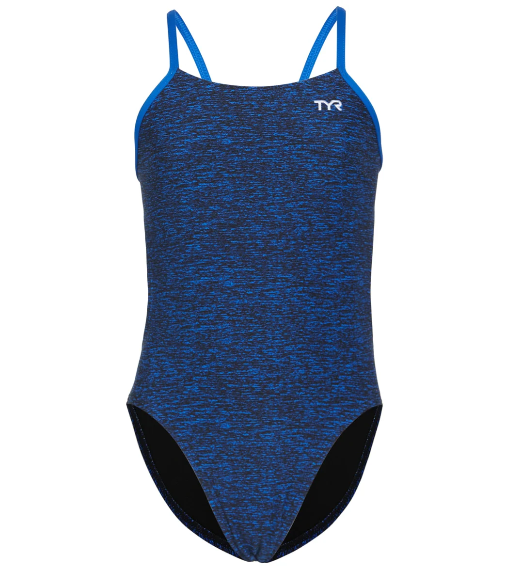TYR Girls' Lapped Cutoutfit One Piece Swimsuit - Image 9