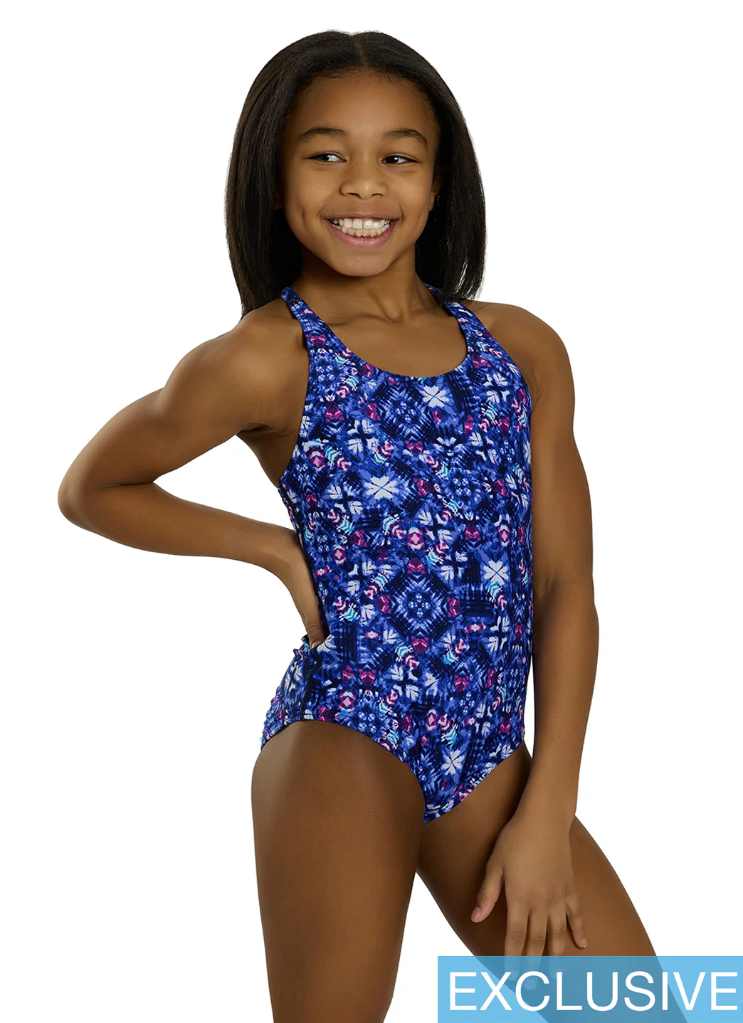 TYR Girls' Santa Cruise Durafast Elite Ella Maxfit One Piece Swimsuit (Little Kid, Big Kid) - Image 4