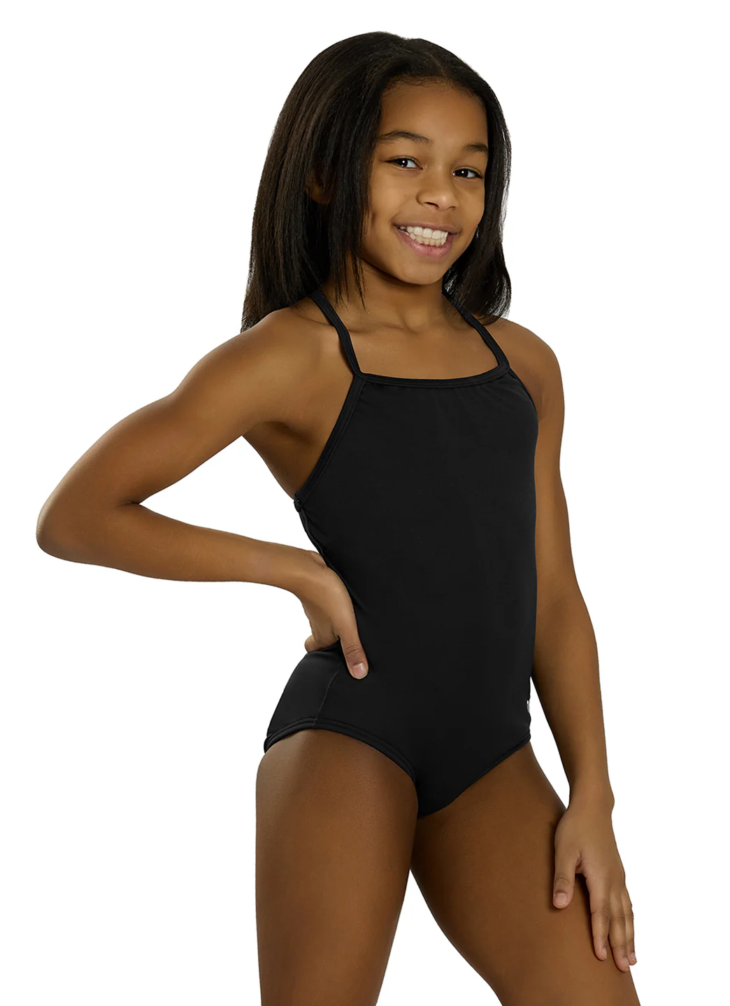 TYR Girls' Solid Durafast Elite Addy Diamondfit One Piece Swimsuit (Little Kid, Big Kid) - Image 3
