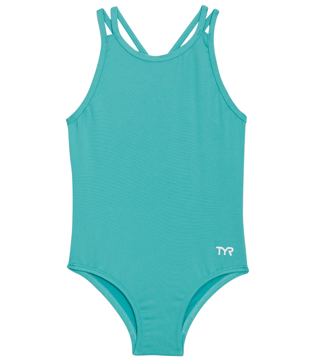 TYR Girls' Solid Olivia Fit One Piece Swimsuit (Little Kid, Big Kid) - Image 7