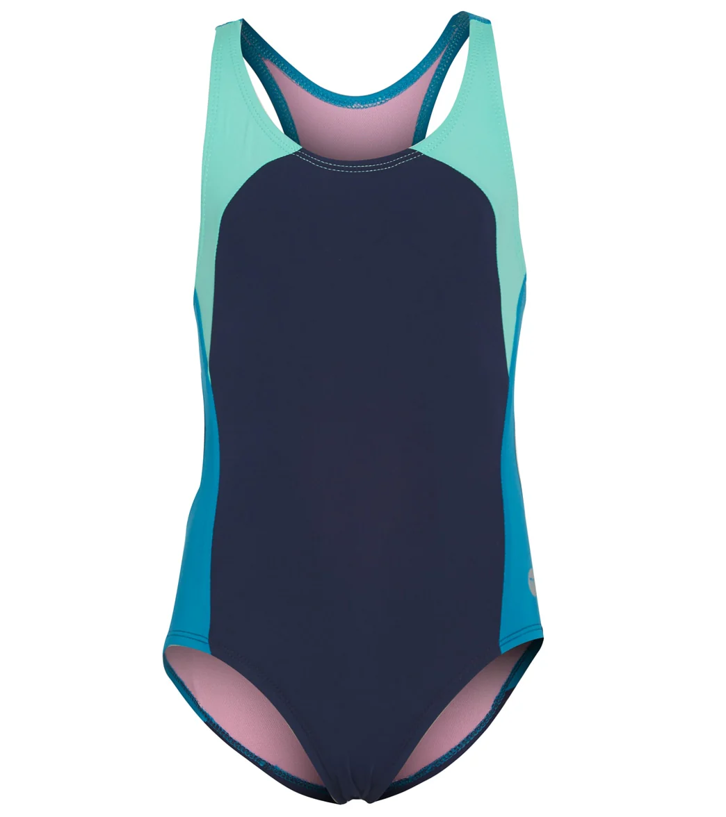 TYR Girls' Solid Splice Maxfit One Piece Swimsuit (Little Kid, Big Kid) - Image 4