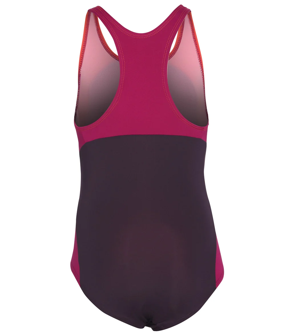 TYR Girls' Solid Splice Maxfit One Piece Swimsuit (Little Kid, Big Kid) - Image 6