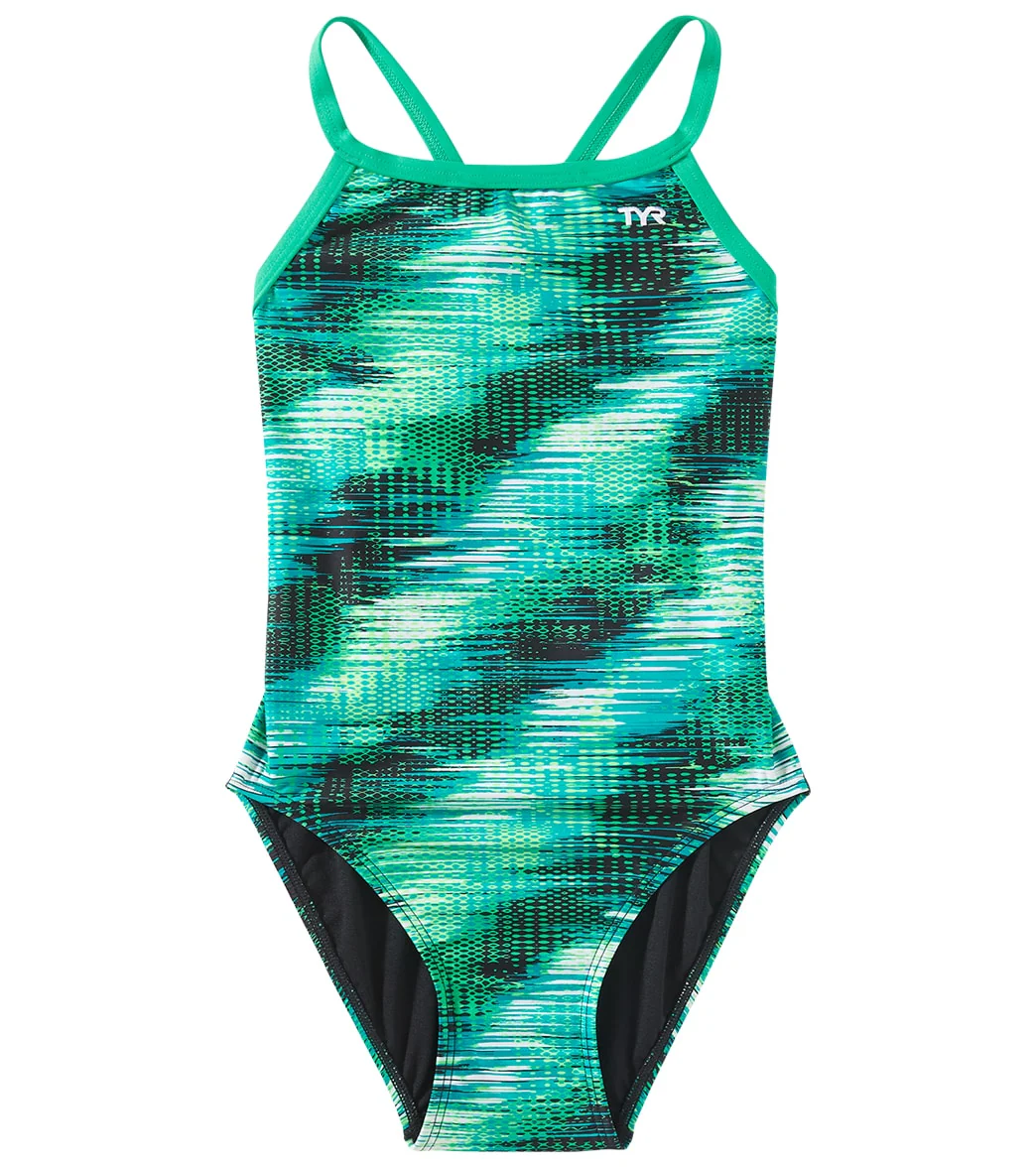 TYR Girls' Surge Diamondfit One Piece Swimsuit - Image 17