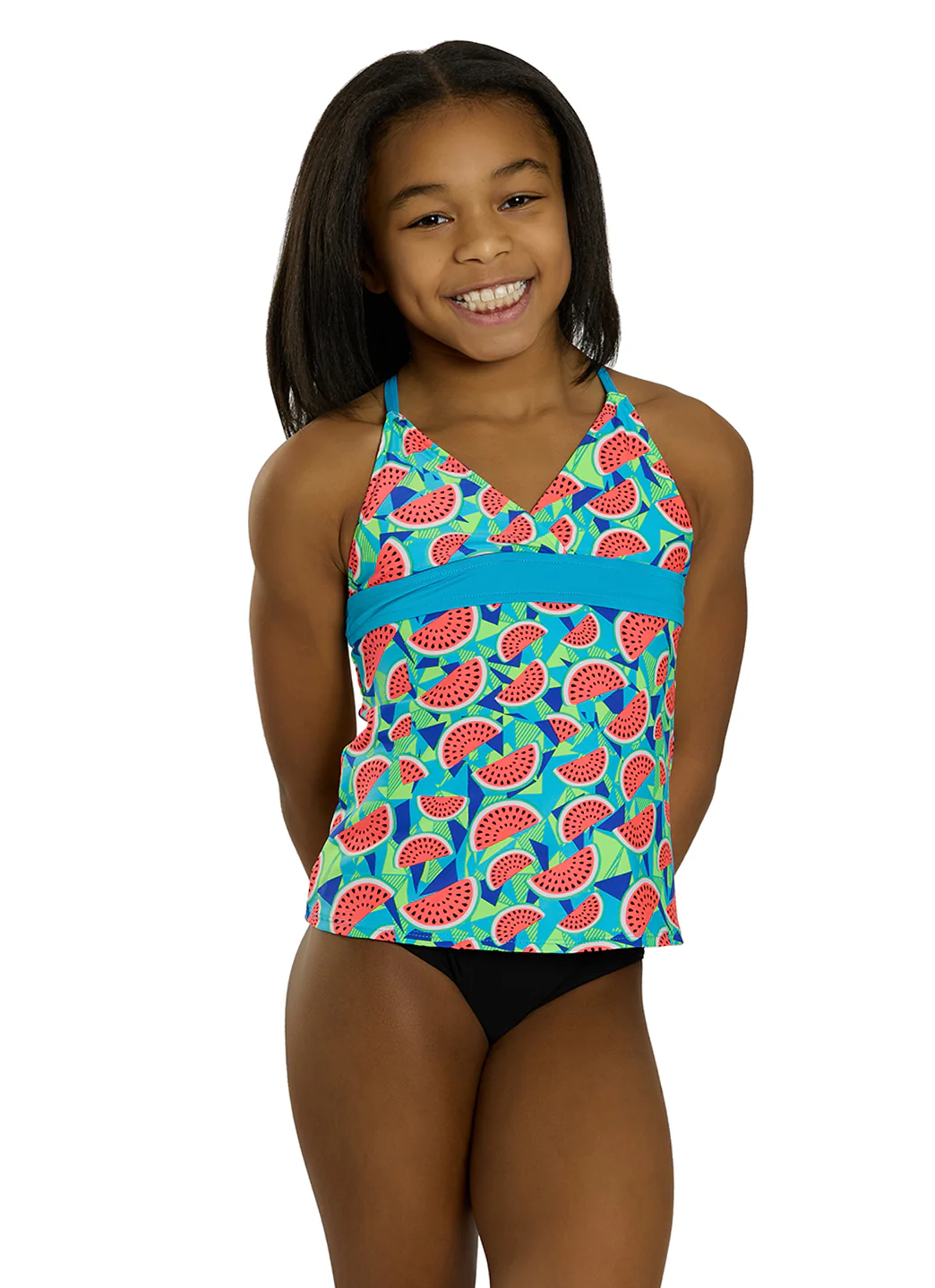 TYR Girls' Tutti Frutti Claire Tankini Top (Little Kid, Big Kid) - Image 2