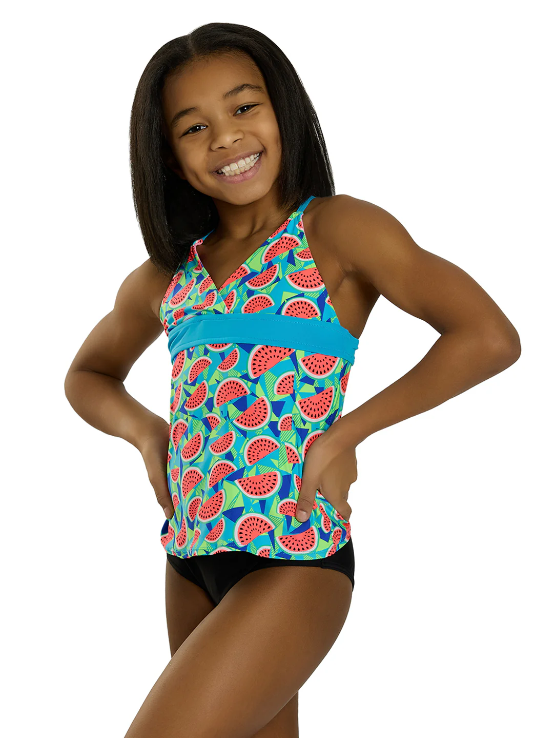 TYR Girls' Tutti Frutti Claire Tankini Top (Little Kid, Big Kid) - Image 5