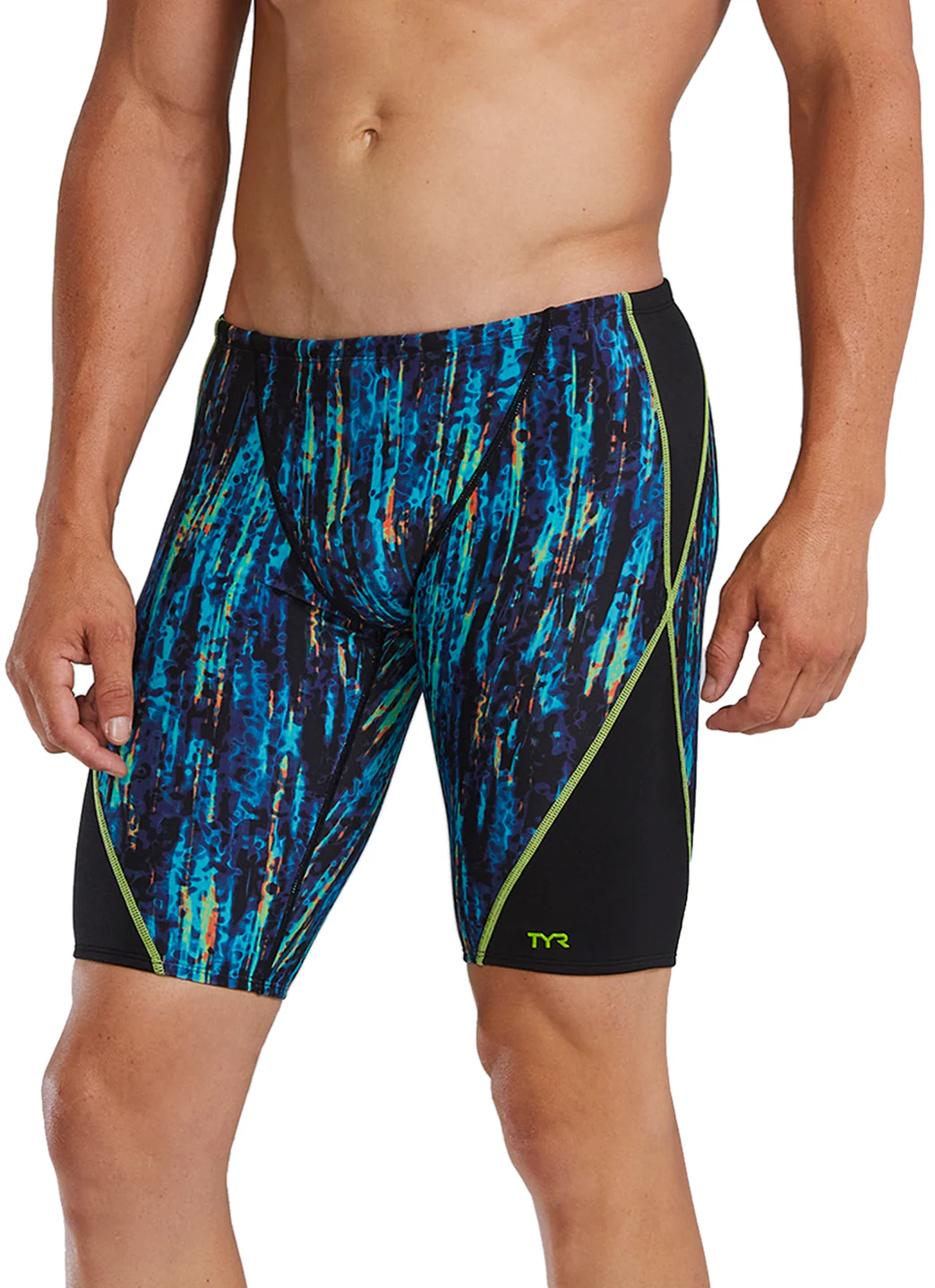 TYR Men's Aurora Durafast Elite Jammer Swimsuit - Image 6